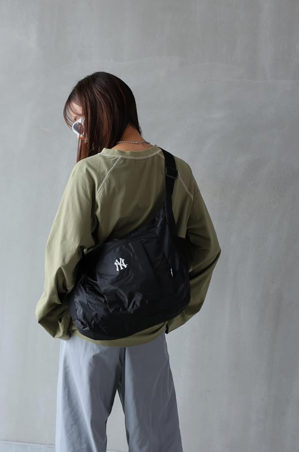 【預購】J0208901 MLB 摺疊式肩袋