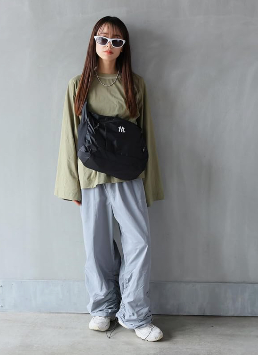 【預購】J0208901 MLB 摺疊式肩袋