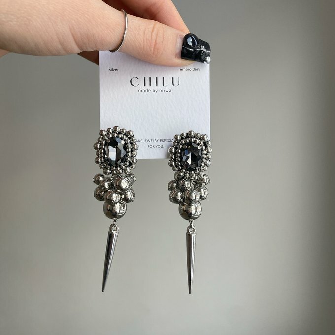 [CHILU] tsuntsun. / grey | NO.21 耳夾