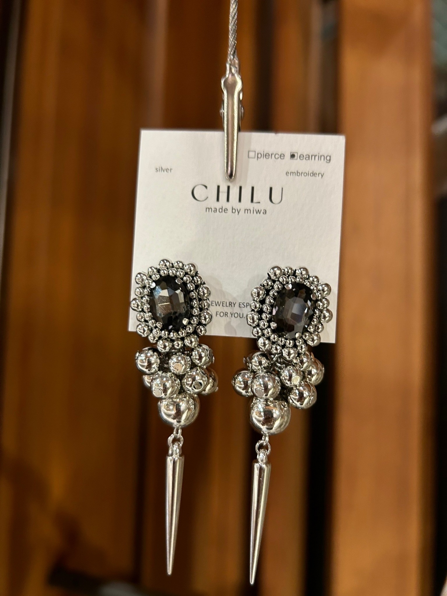 [CHILU] tsuntsun. / grey | NO.21 耳針