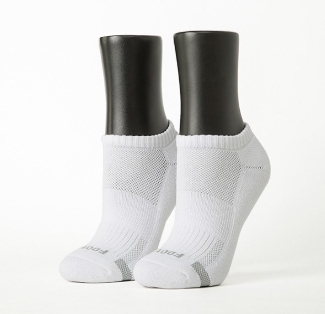 【Footer】單色運動逆氣流氣墊船短襪 T31