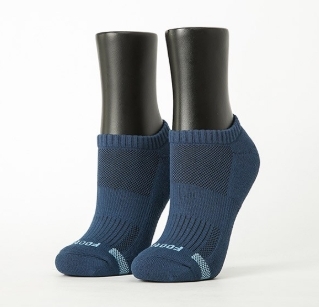 【Footer】單色運動逆氣流氣墊船短襪 T31