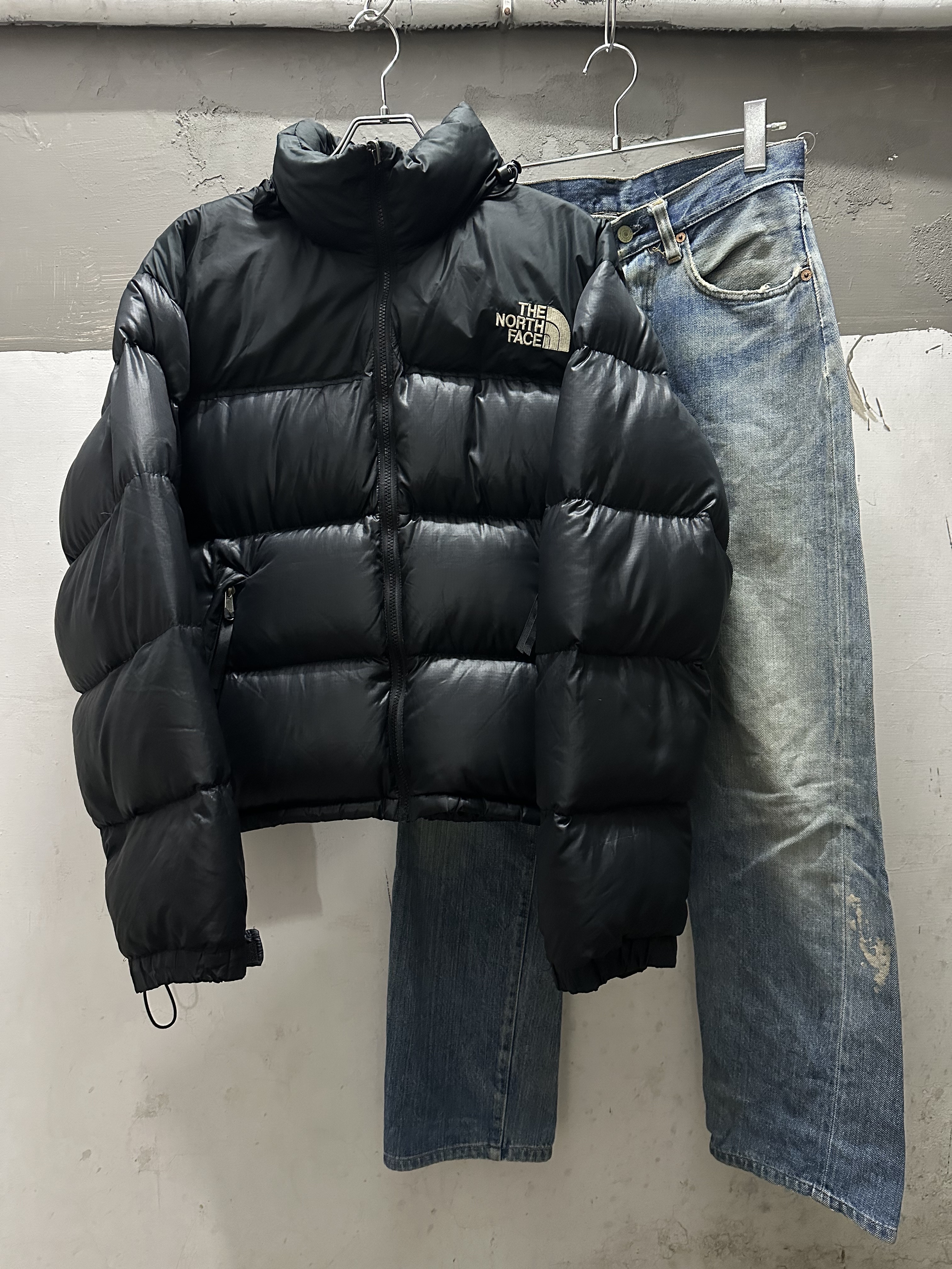 90s THE NORTH FACE Nuptse Jacket BLACK