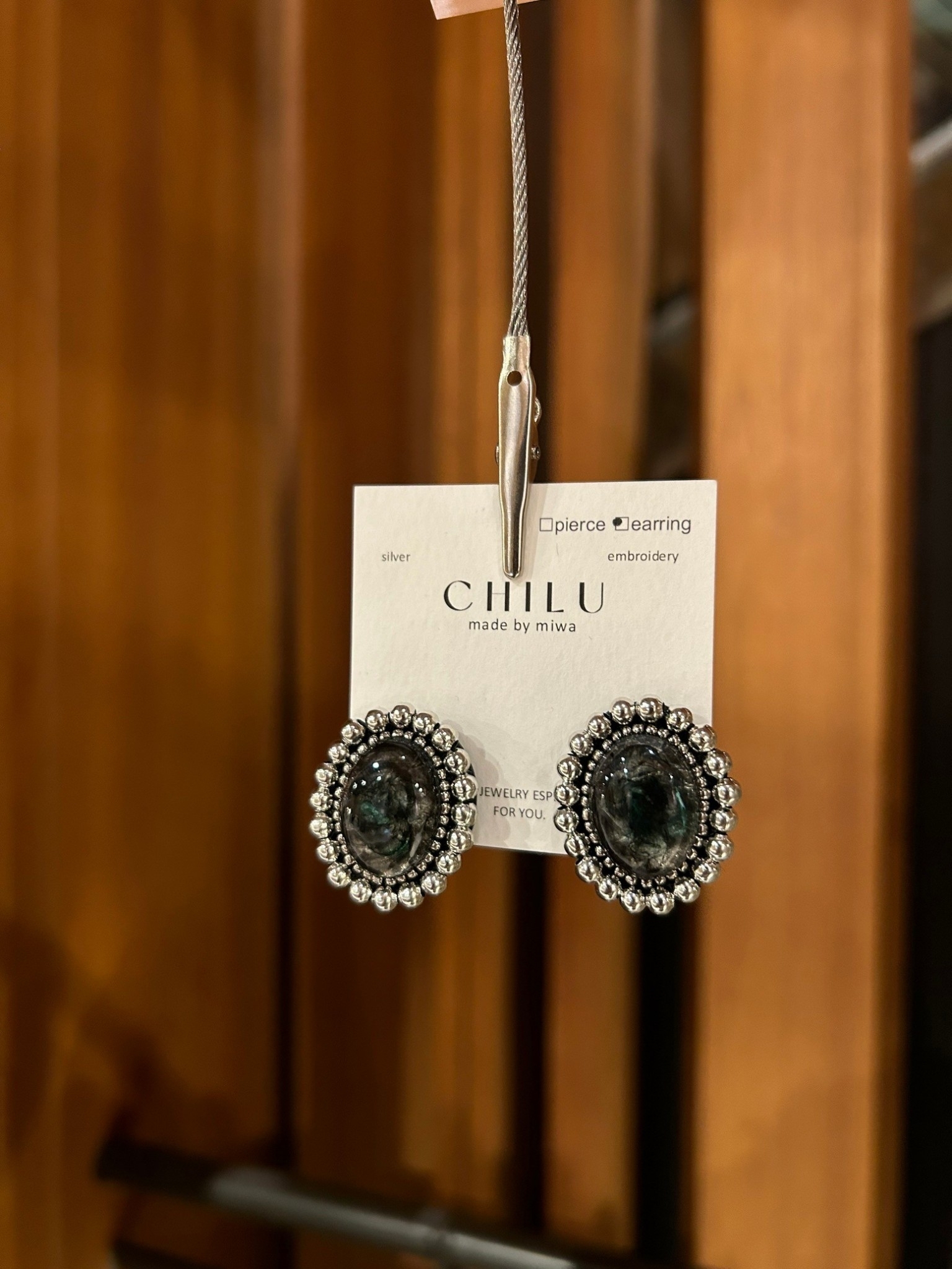 [CHILU] moya. / mix green | NO.17 耳夾