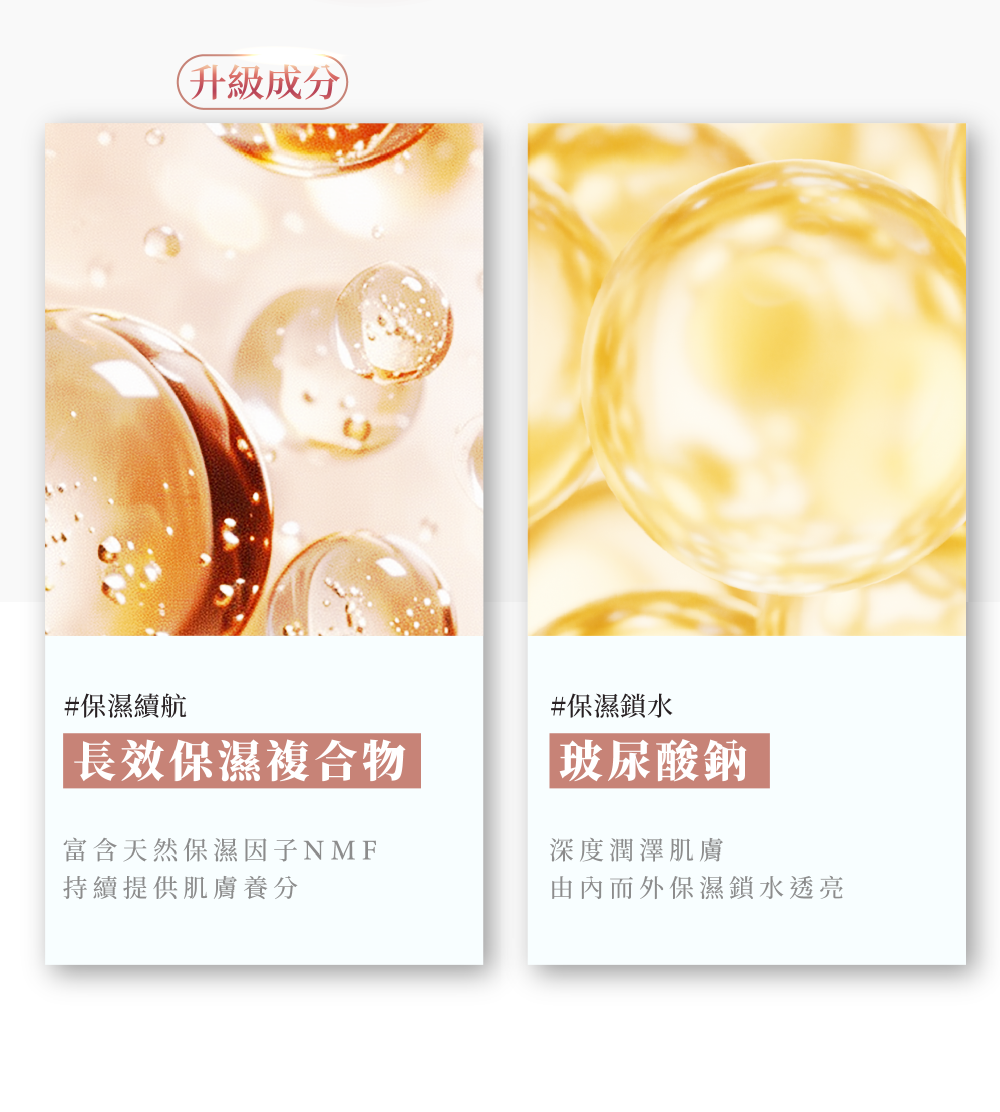 完美貼合肌膚 頂級抗老成分，滲透封存