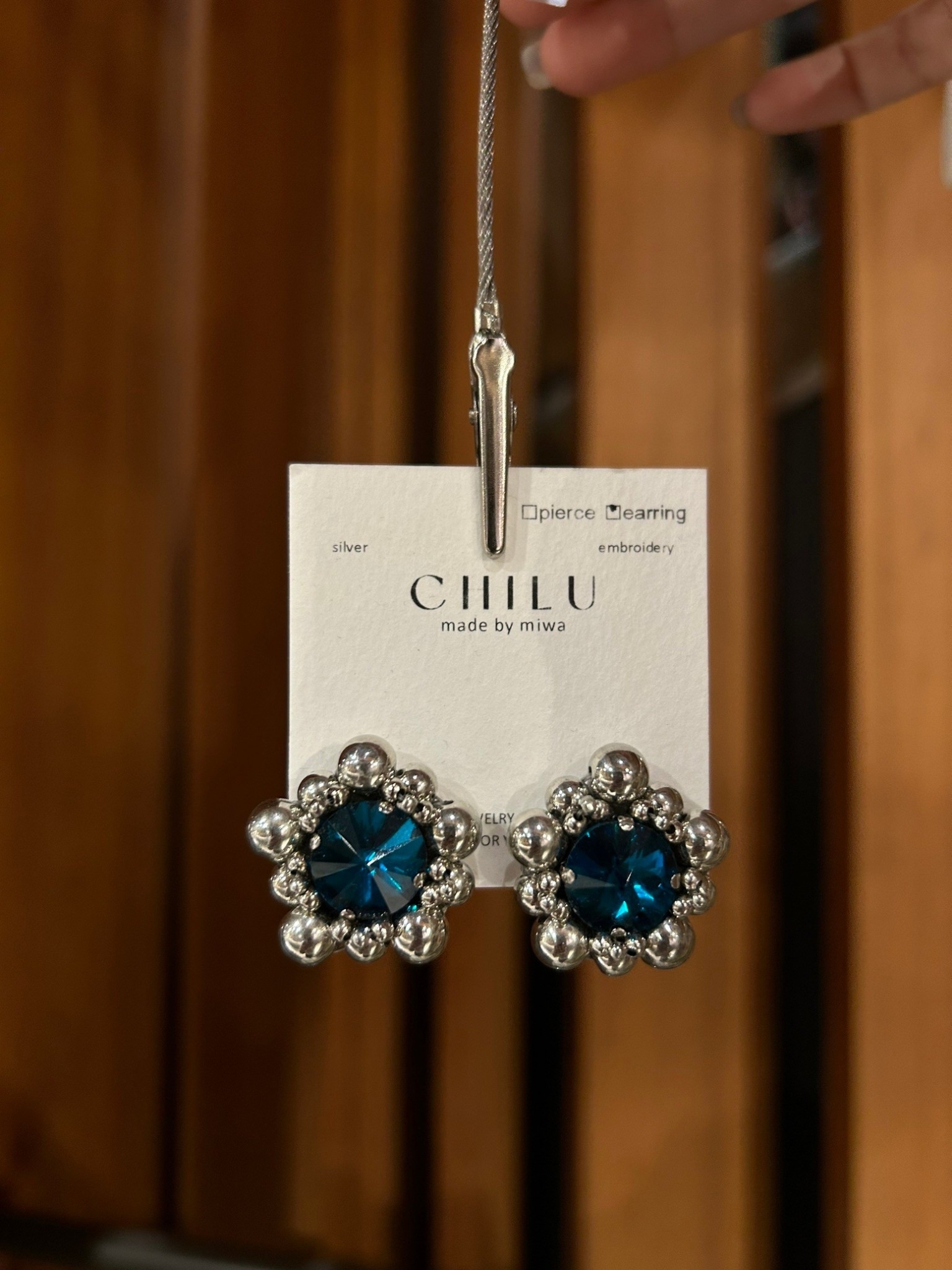 [CHILU] MEGA. / blue | NO.10 耳針