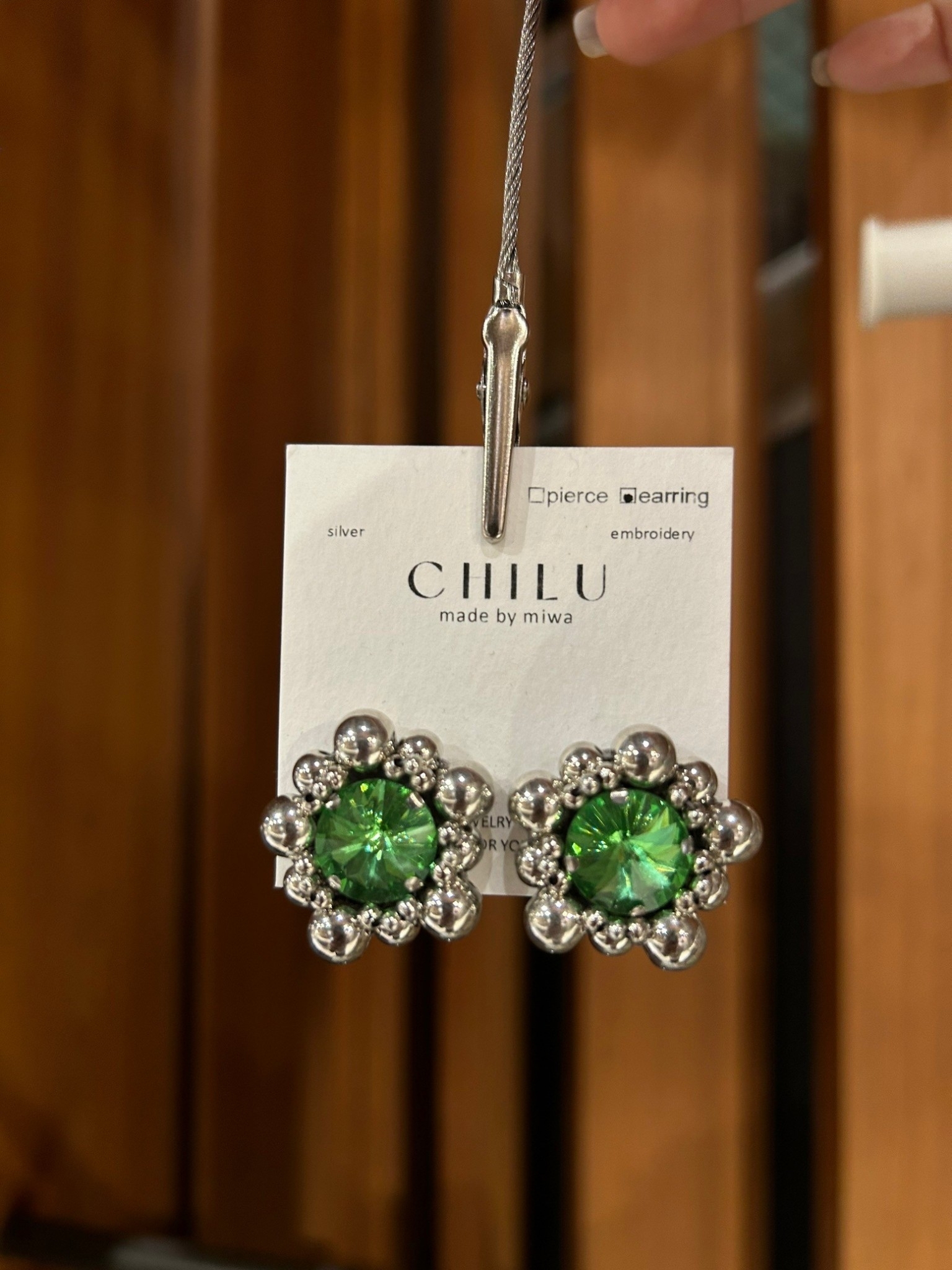 [CHILU] MEGA. / lime | NO.9 耳夾