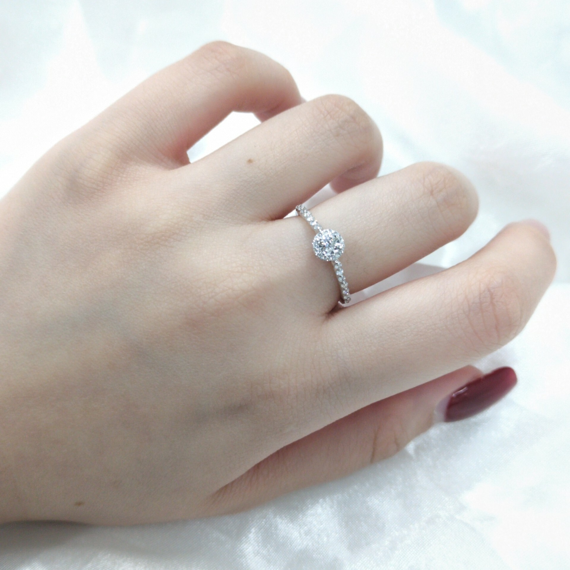 18K White Gold 0.25ct Diamond Ring