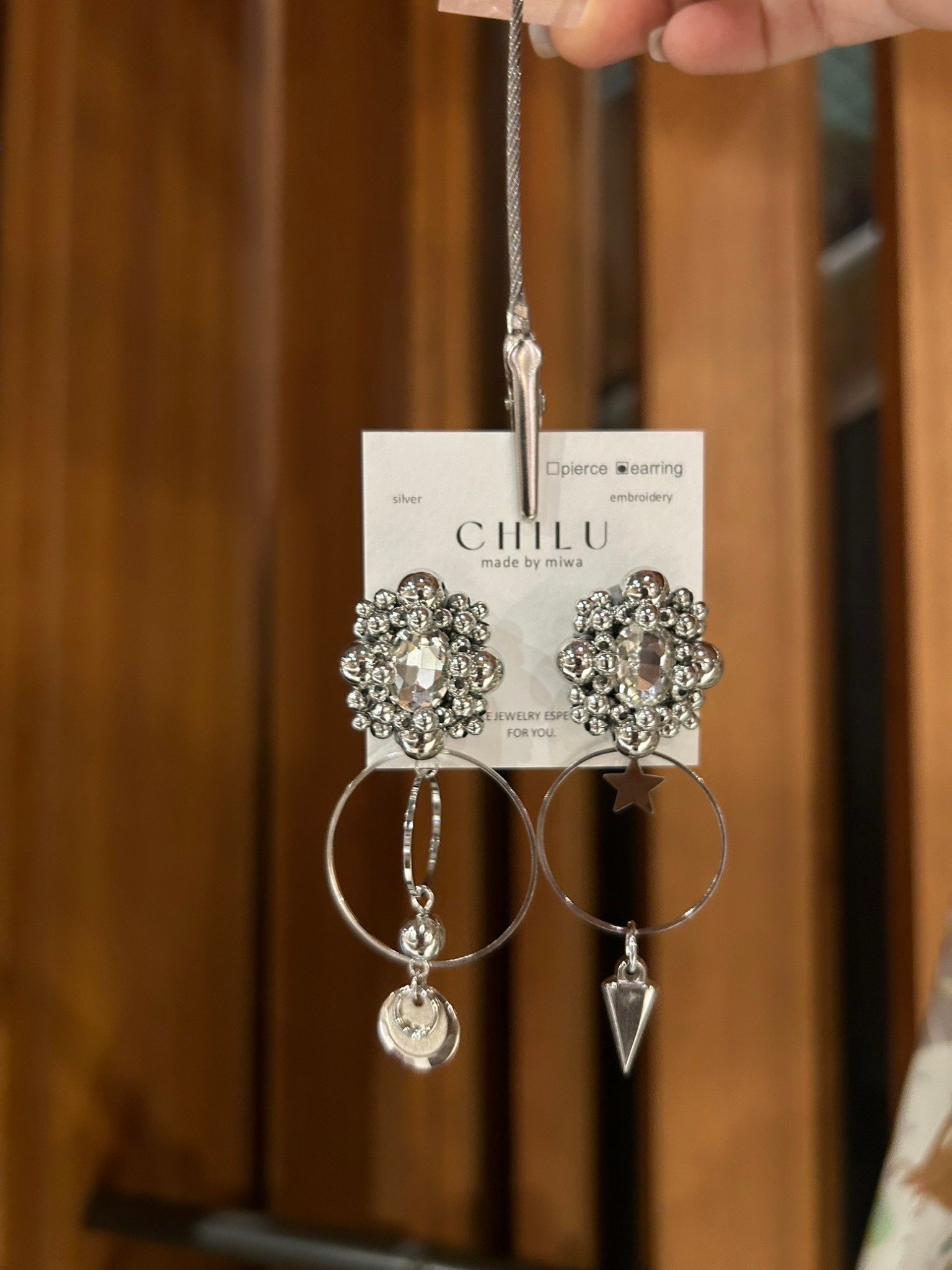 [CHILU] eve. / clear | NO.3 耳夾