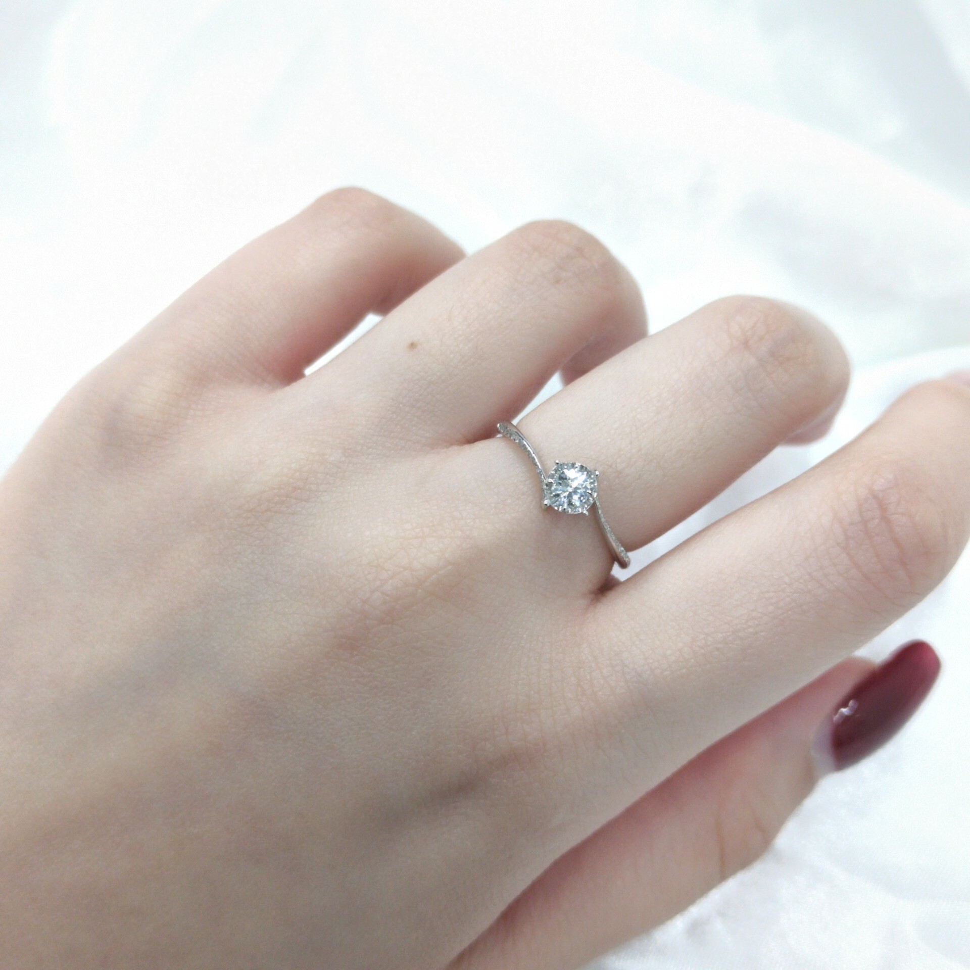 18K White Gold 0.25ct Diamond Ring