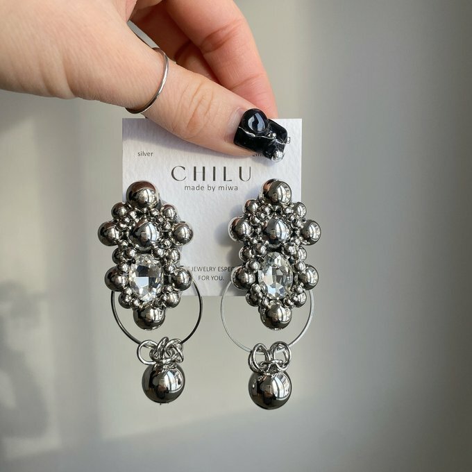 [CHILU] shepy. / clear | 可拆式掛墜 | NO.26 耳夾