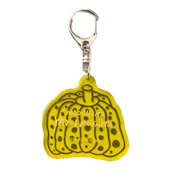 草間彌生 Kusama Yayoi - PUMPKIN ACRYLIC KEY HOLDER