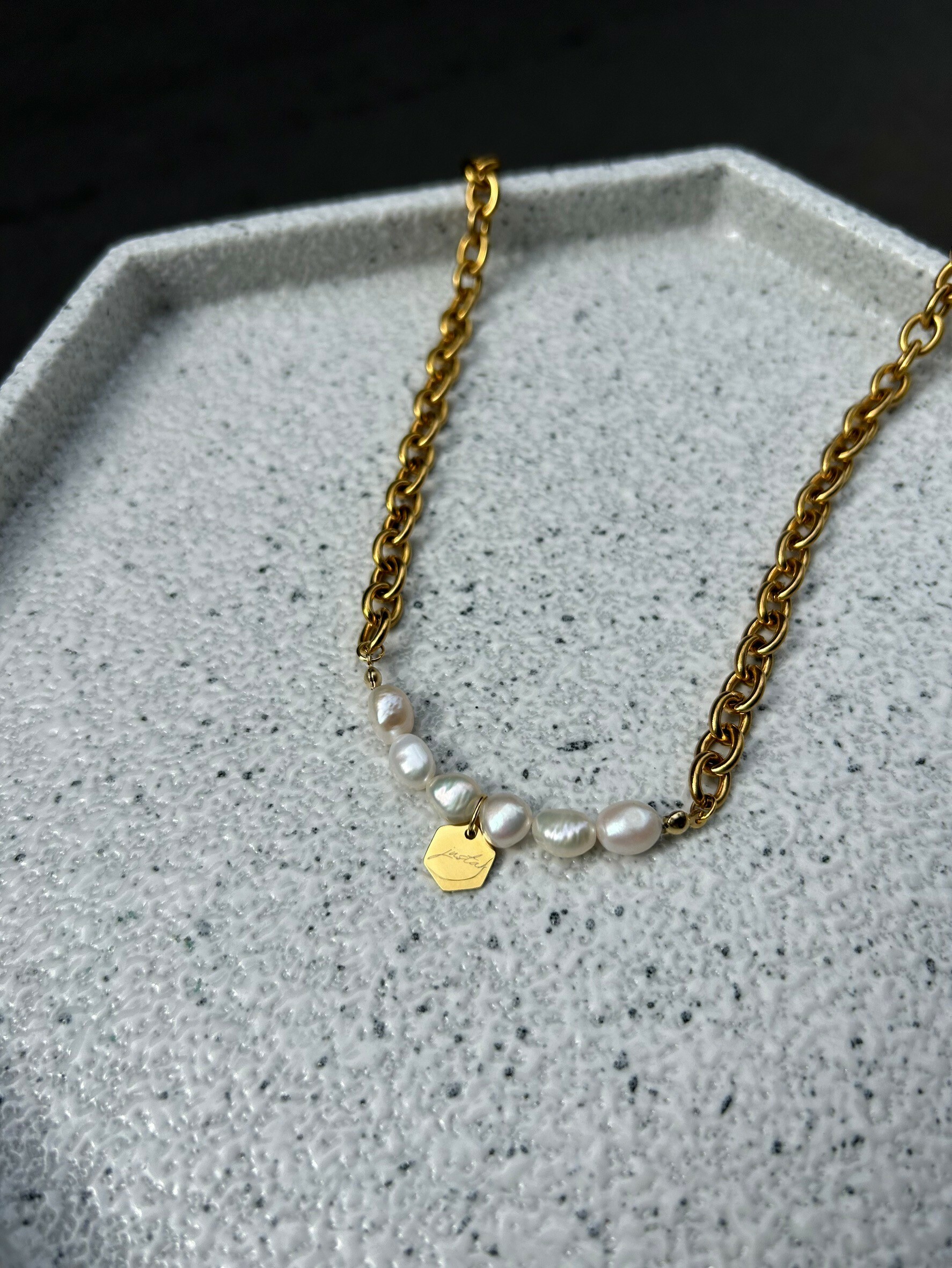 [justar] angelo (gold) necklace | NO.77