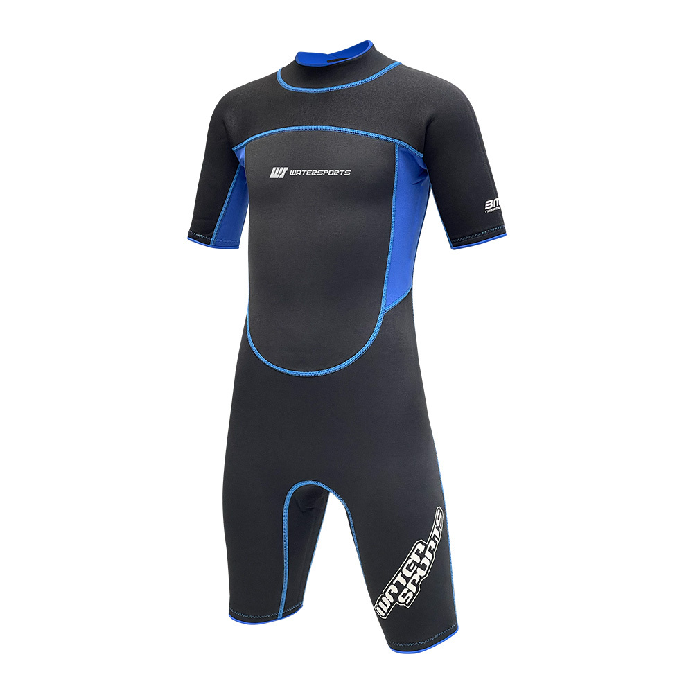 3mm 兒童 SCR 游泳連身保暖衣 - 藍