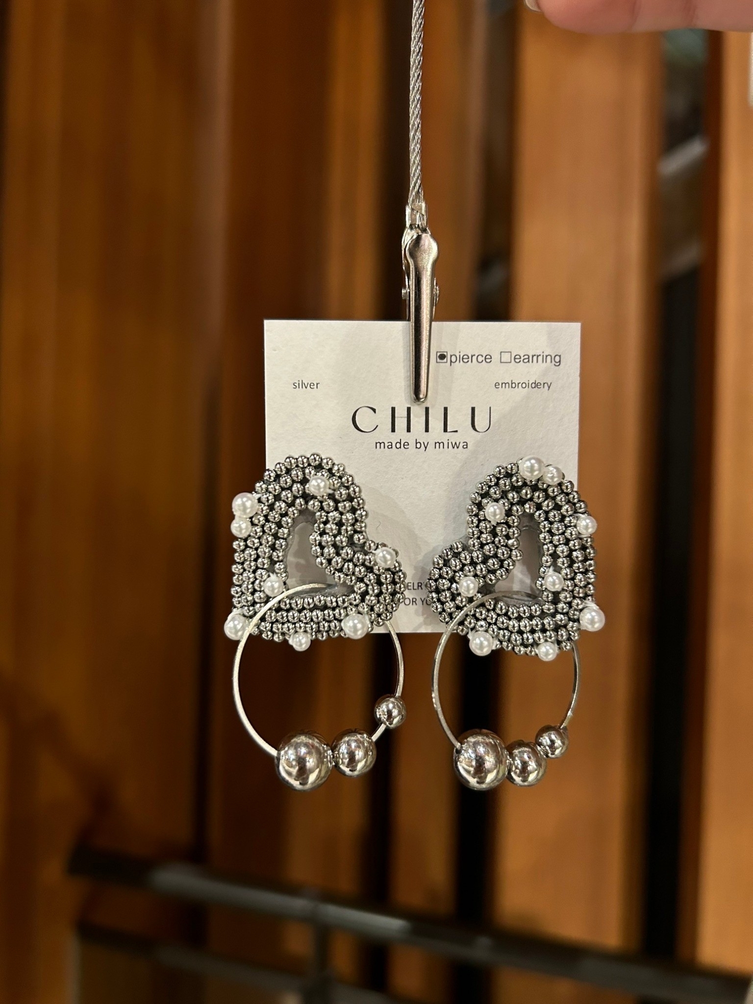 [CHILU] 2.14 / pearl | NO.25 耳針