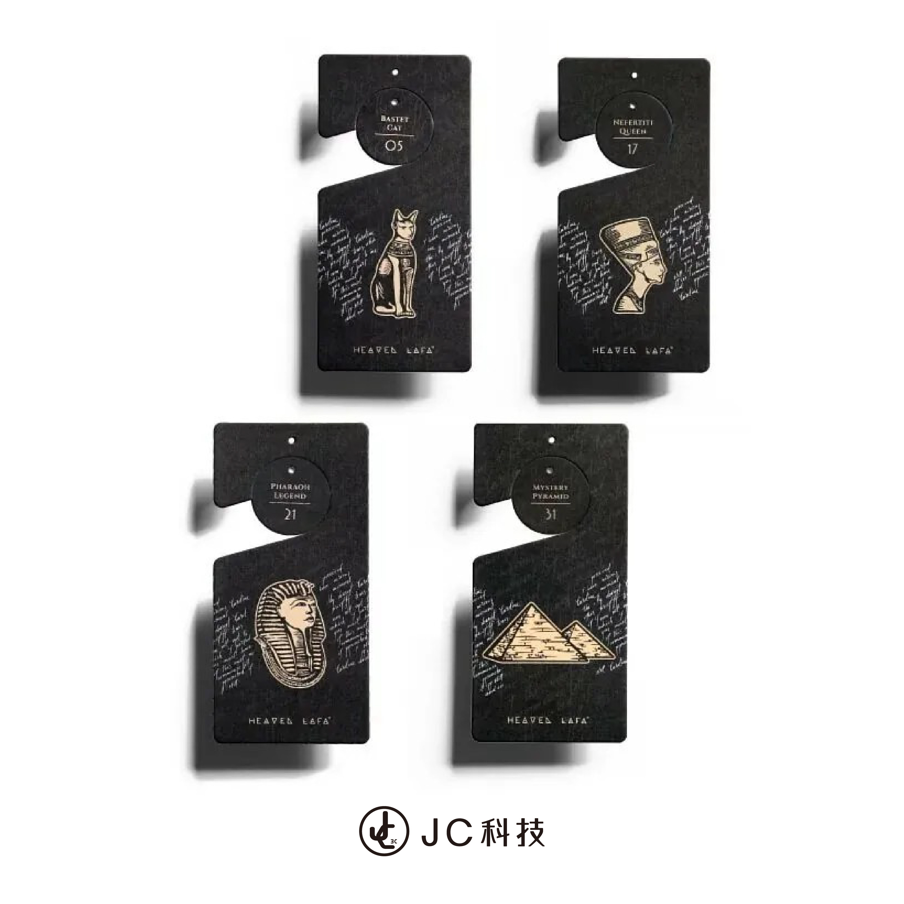 【LAFA 天堂費洛香】精油香薰卡 汽車芳香 四款香味