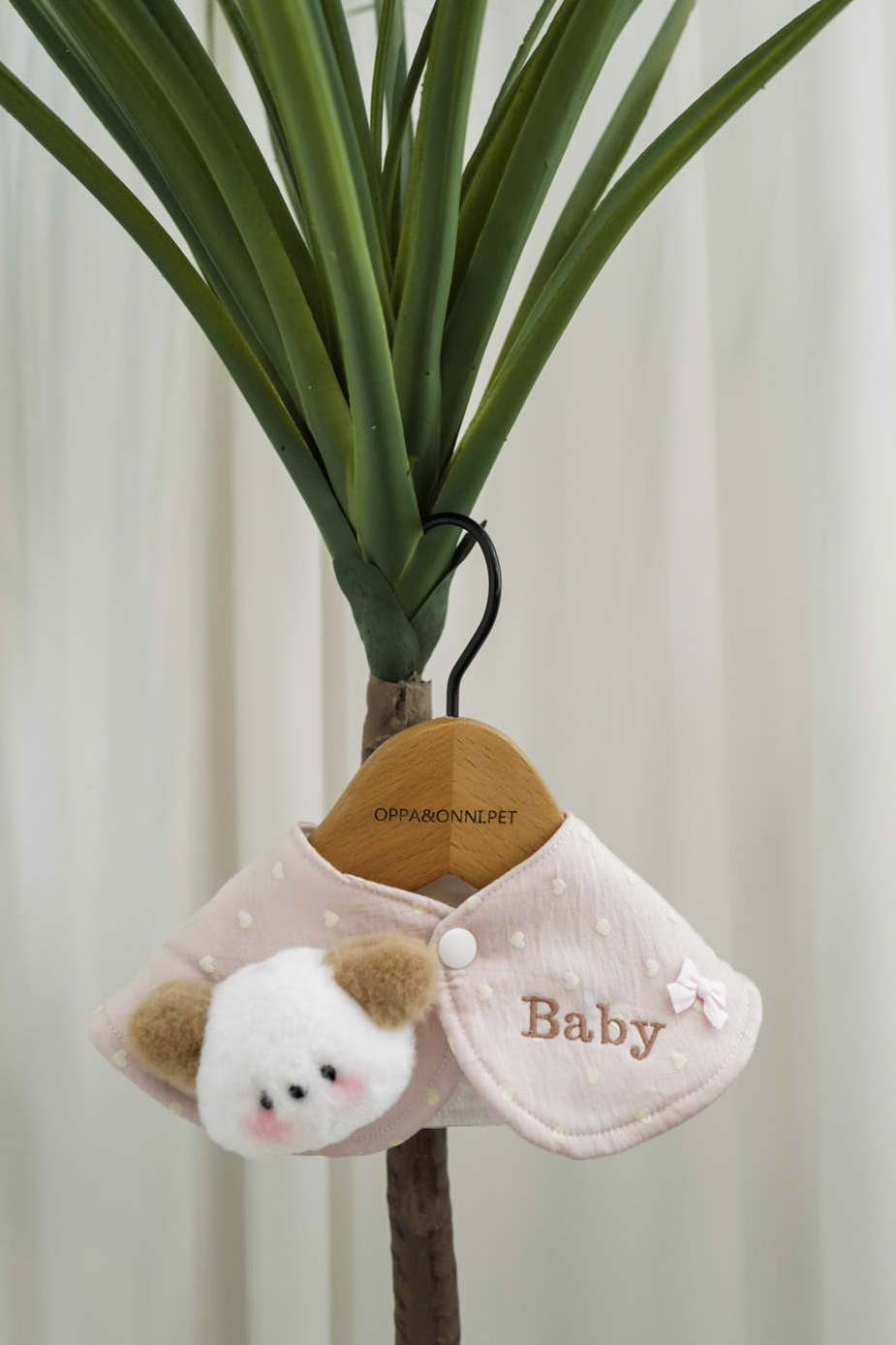 狗愛你刺繡領巾