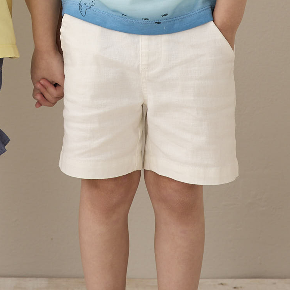 <5折> PIPPY 正式款紳士風短褲 米白