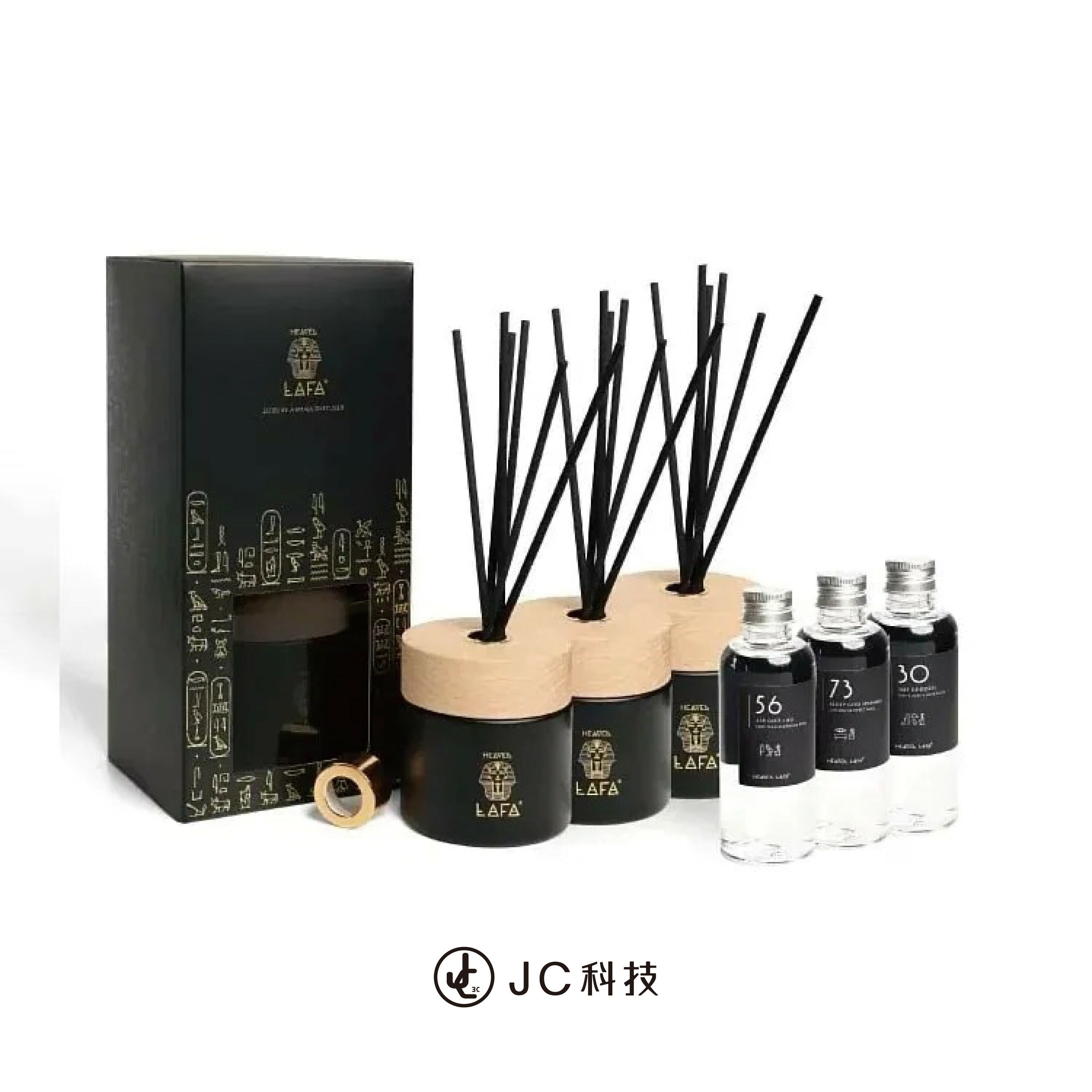 【LAFA 天堂費洛香】室內擴香瓶 — 三入組