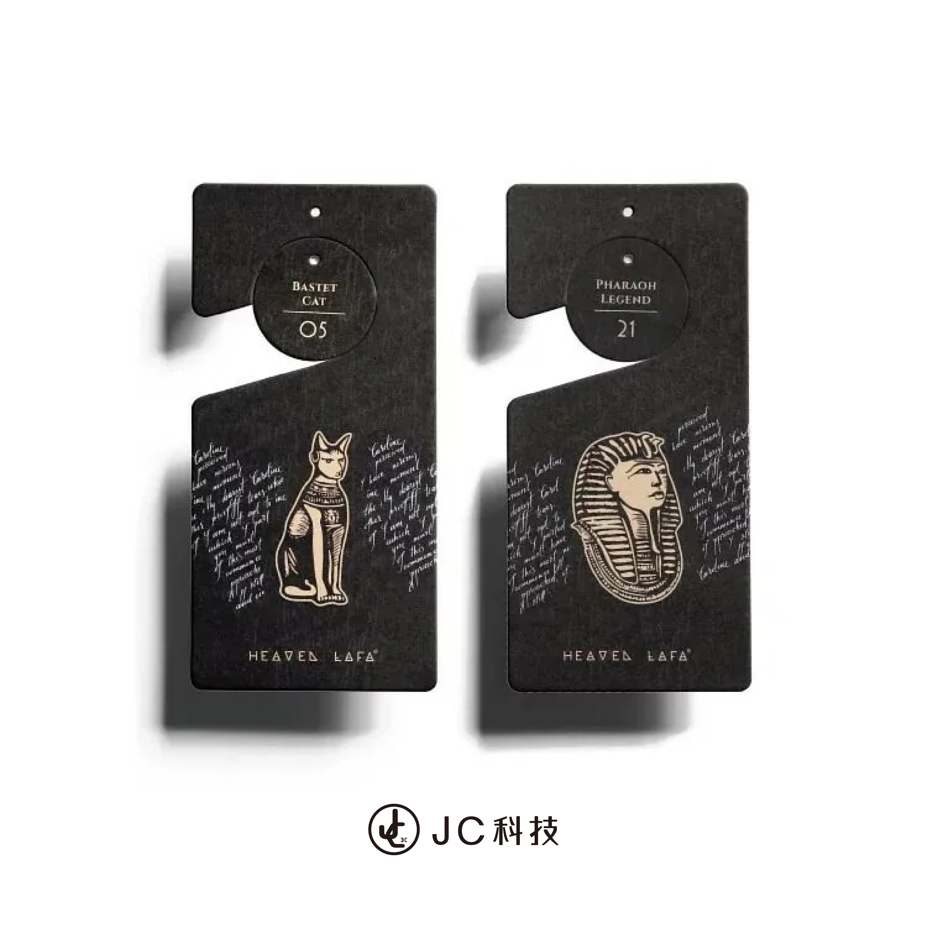 【LAFA 天堂費洛香】精油香薰卡 汽車芳香 四款香味 — 兩入組