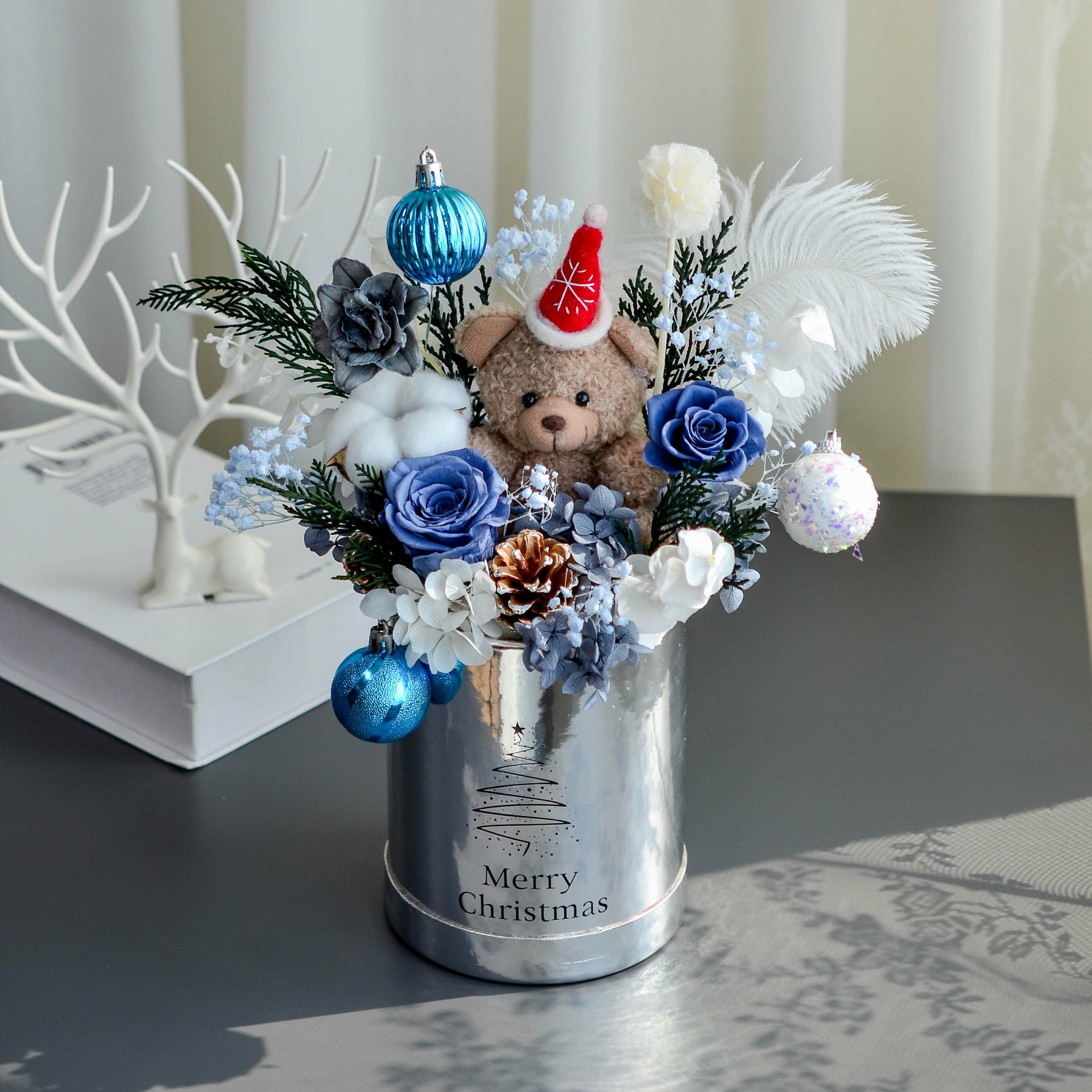 聖誕銀色抱抱桶