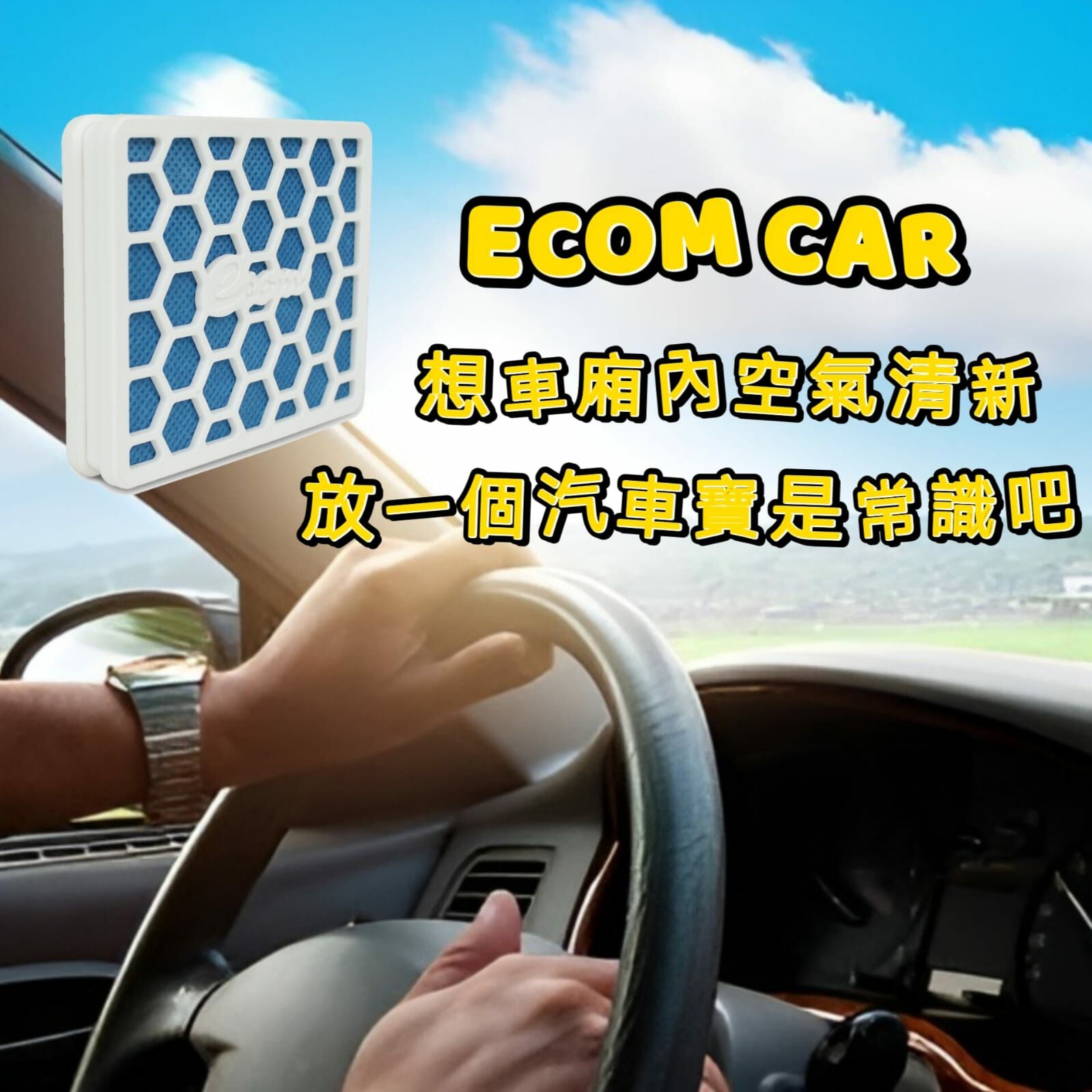 (2182)ECOM CAR 汽車除菌消臭盒
