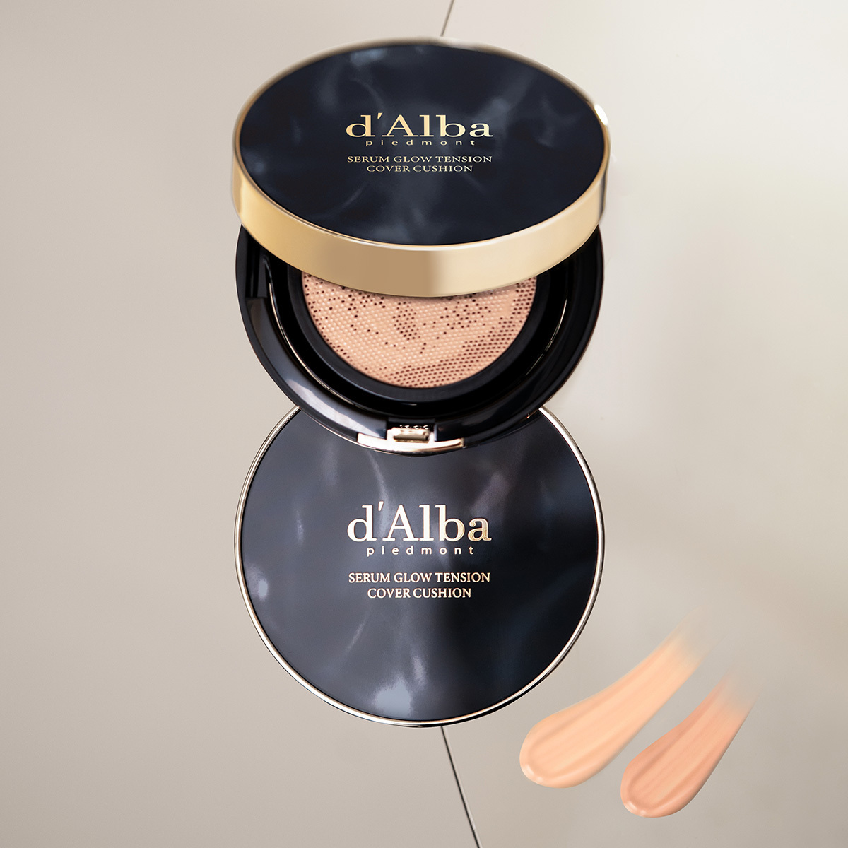 d'Alba Serum Glow Tension Cover Cushion SPF50+ PA++++  17g
