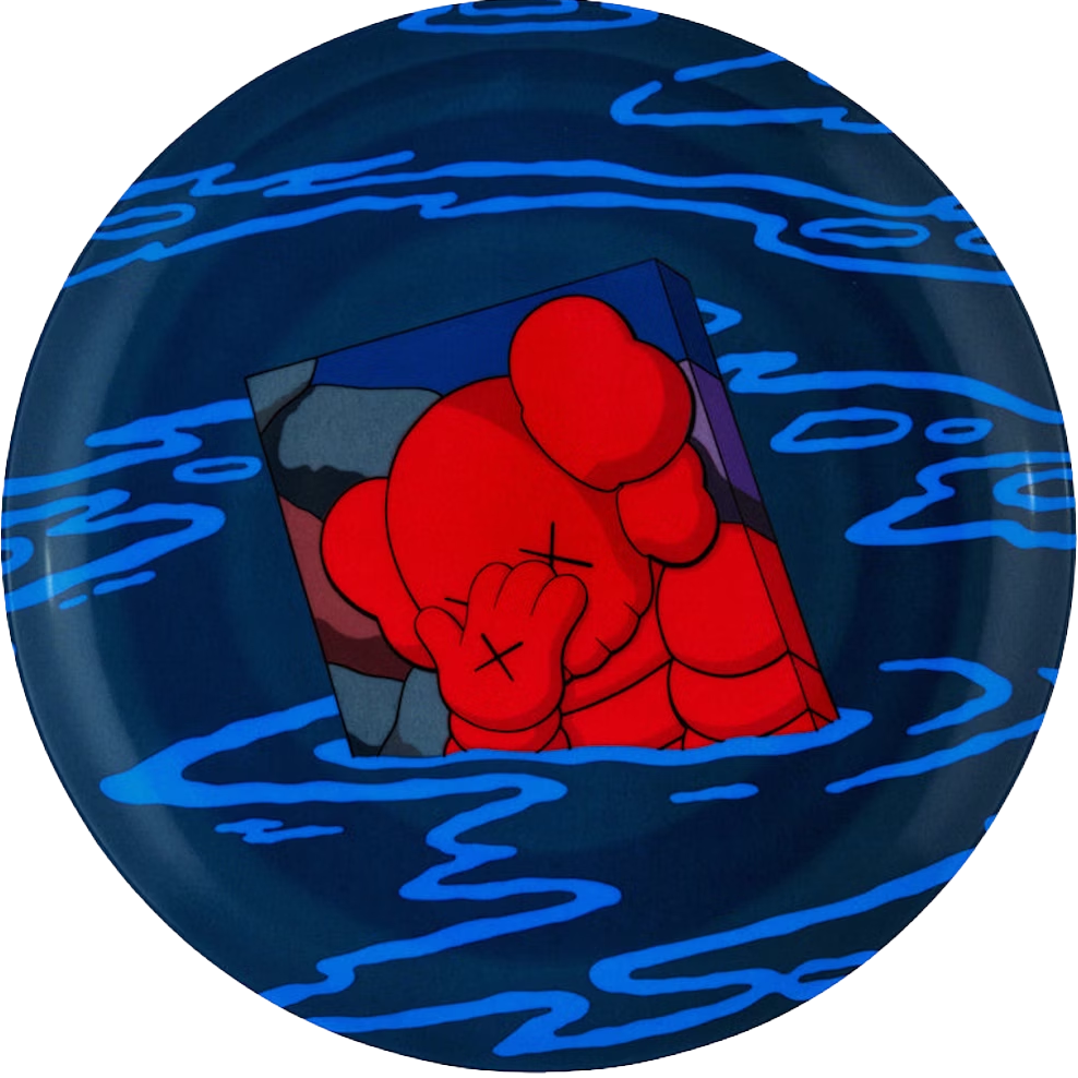 Artist Plate Project x KAWS HOURS, NIGHT, WEEKS, MONTHS 瓷盤