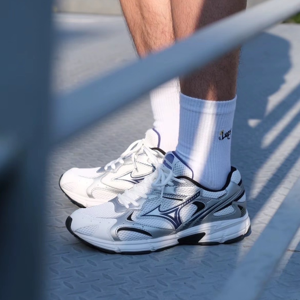 MIZUNO 美津濃 SPEED 2K 白黑藍 y2k 網眼 慢跑鞋 復古休閒鞋 D1GH222906