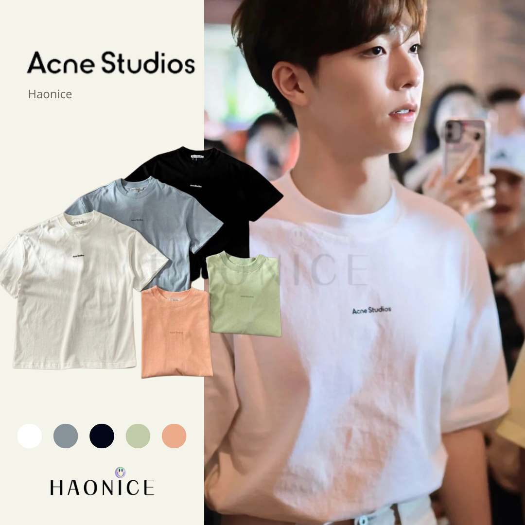 【NICE歐美日韓代購】 瑞典🇸🇪潮牌超重磅五色 Acne Studios 春夏新款5色純色字母短T🔥🔥