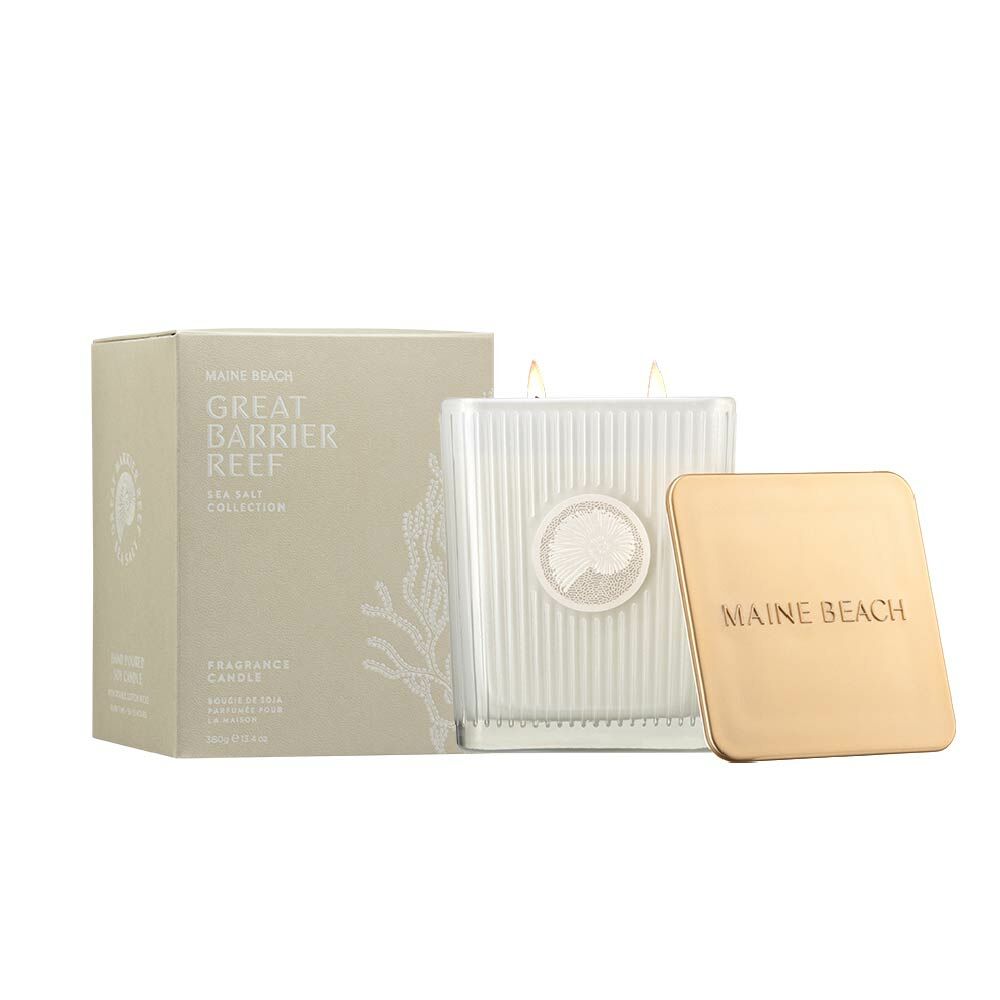 大堡礁海鹽香氛大豆蠟燭380G