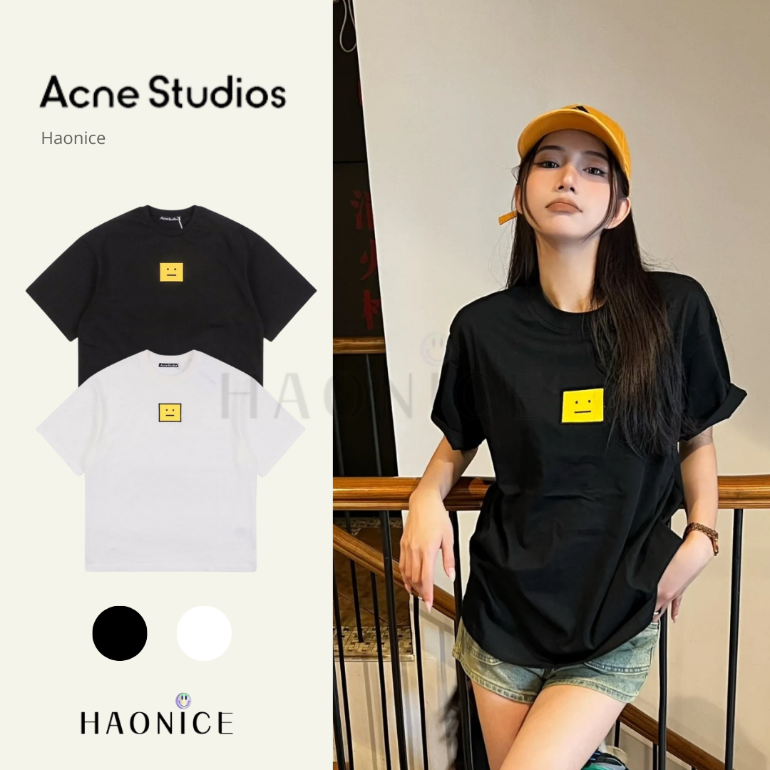 [hao nice日韓歐美代購］Acne Studios Countenance Classic T-Shirt黃色方塊表情短袖