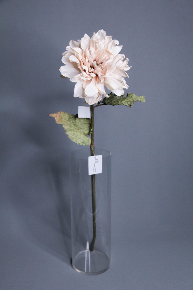 人造花 大理花 白