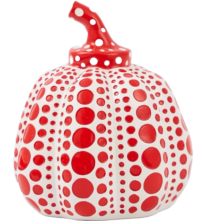 草間彌生 Kusama Yayoi -  南瓜擺件(紅白)