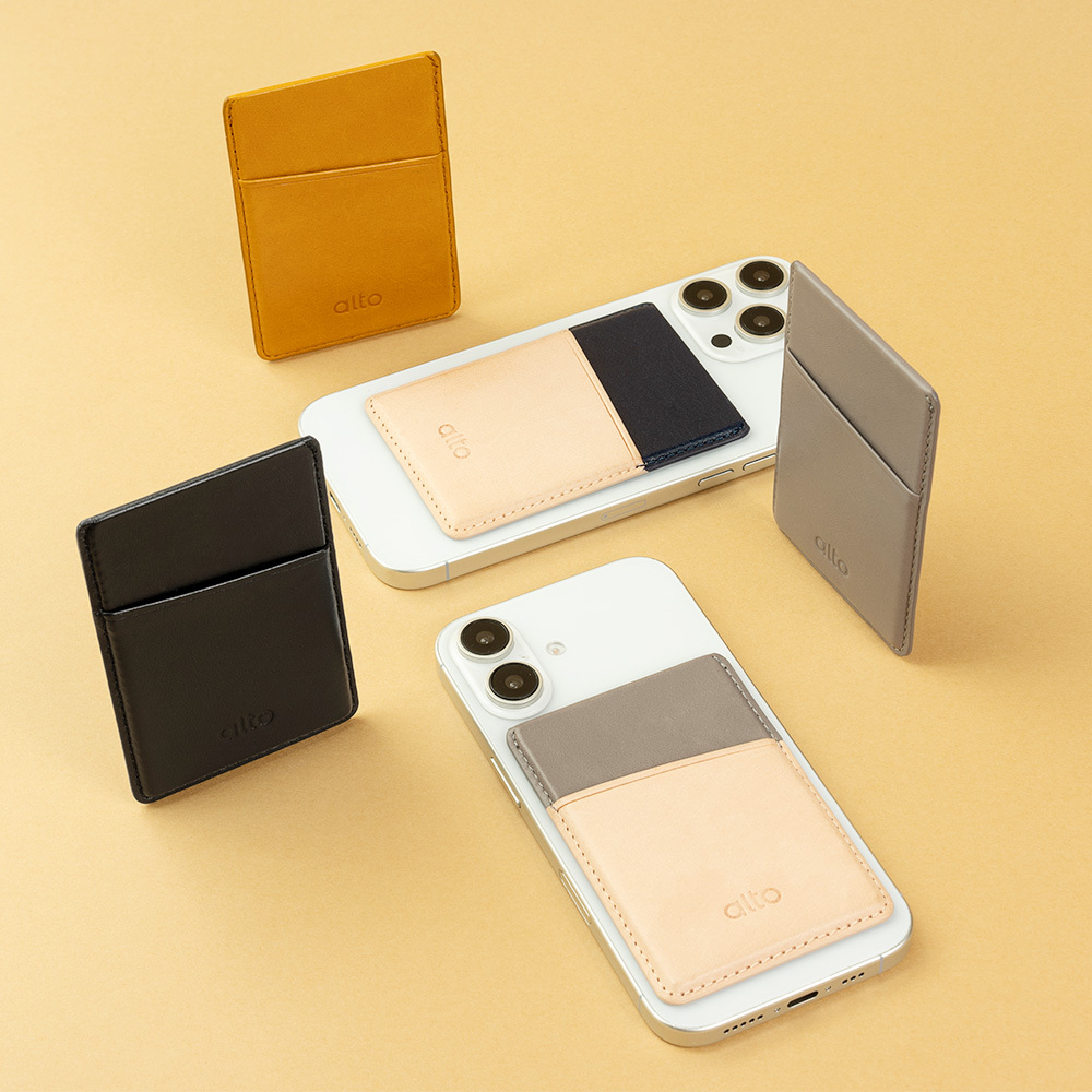 Alto iPhone 磁吸皮革卡套 -五色