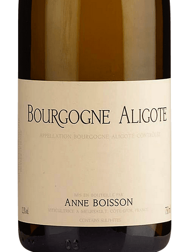 Anne Boisson Bourgogne Aligote 2022