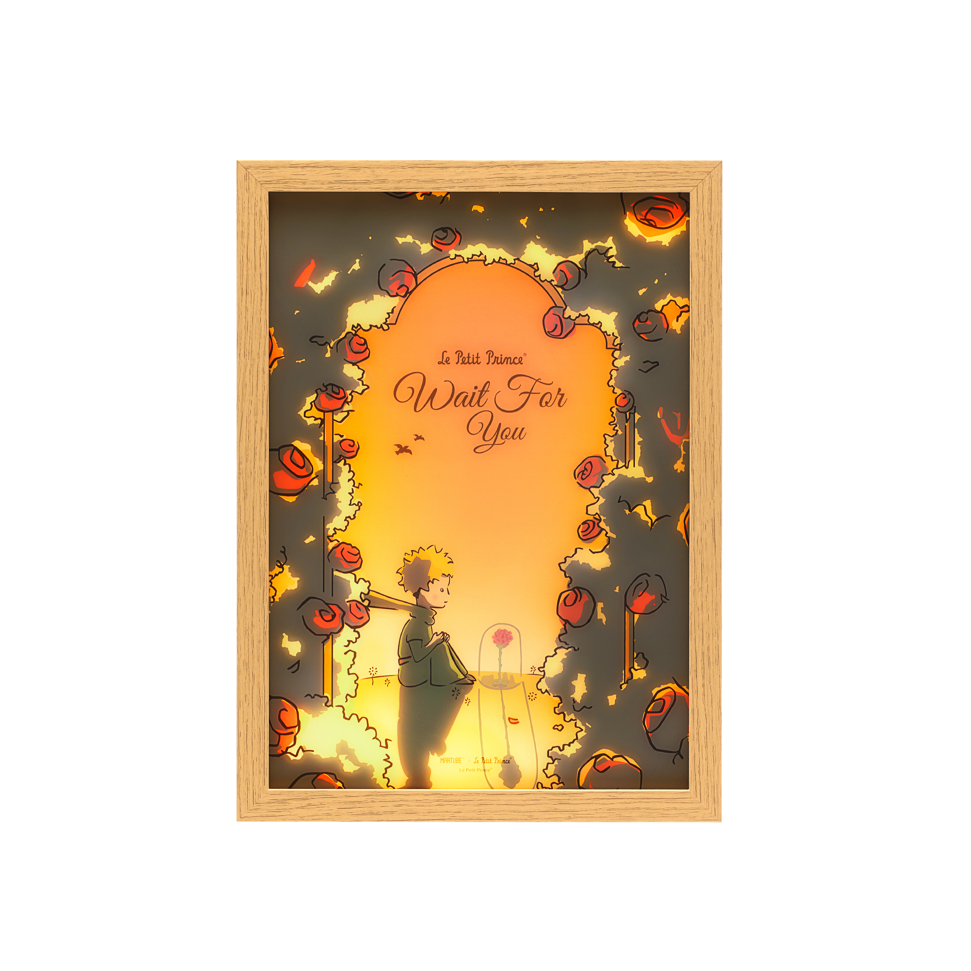 Little Prince Night Light-Rose Edition