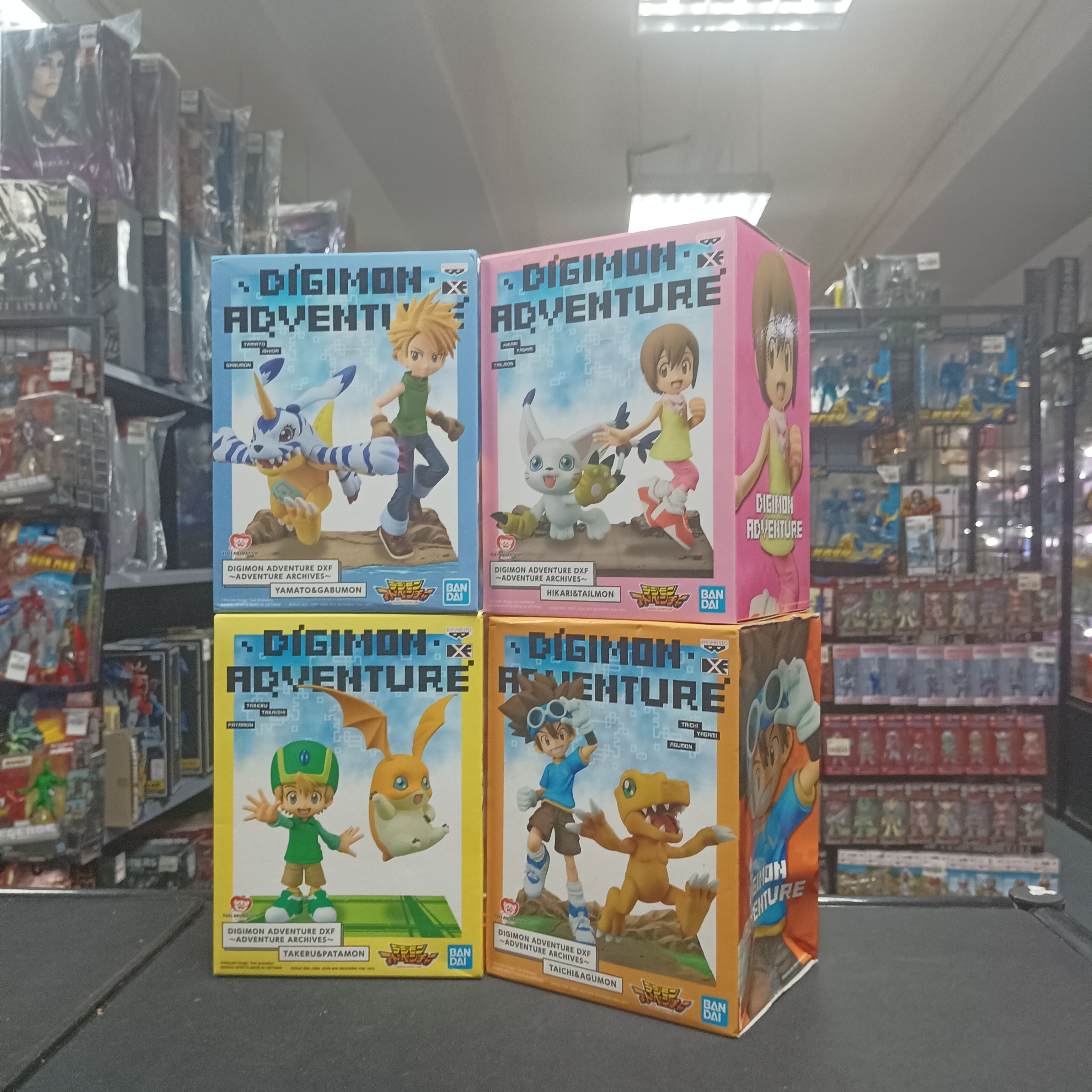 寄賣-其它-數碼暴龍 DXF 太一 大和 小光 阿武 景品 1set 4盒