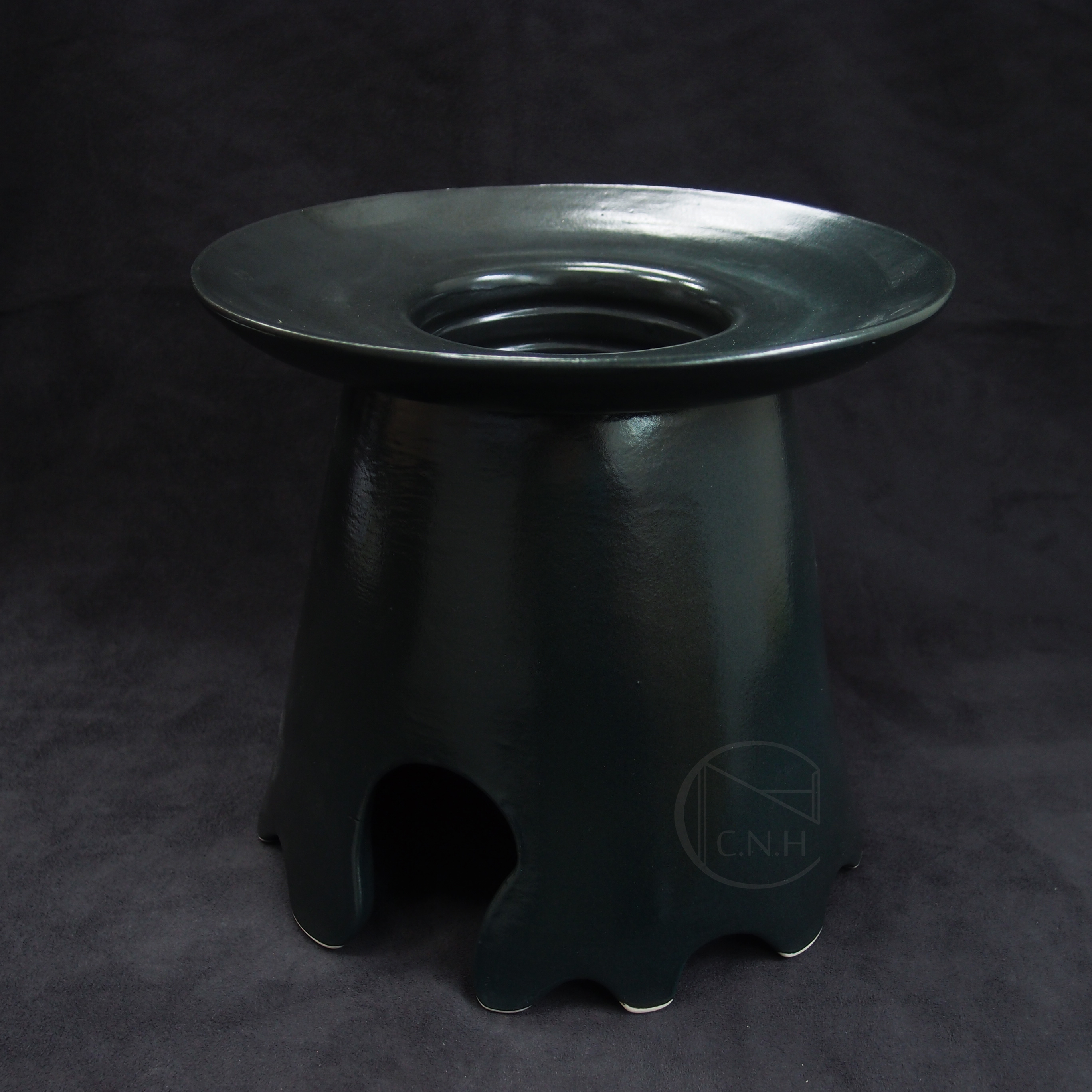 手作陶瓷花器-頂立