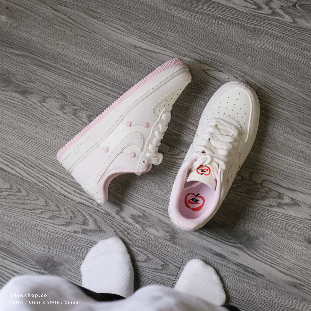 "調貨" NIKE AIR FORCE 1 '07 2025 情人節限定 奶油櫻花粉 HV5992-111