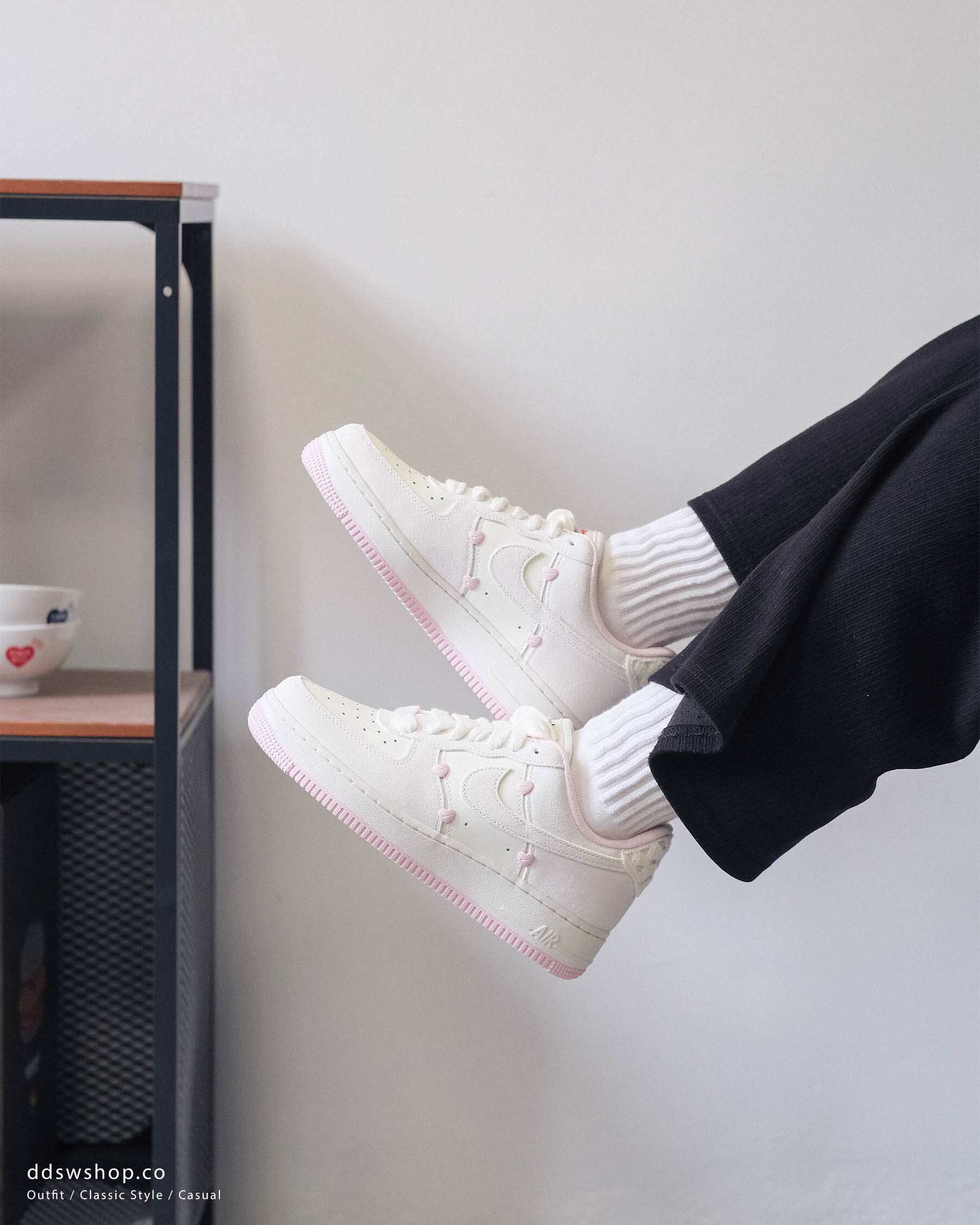 "調貨" NIKE AIR FORCE 1 '07 2025 情人節限定 奶油櫻花粉 HV5992-111