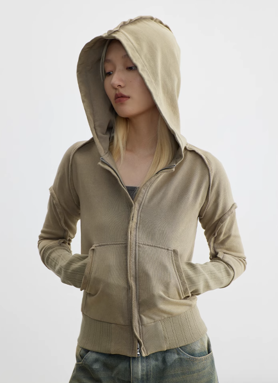 CONP Dirtyfit Hoodie 水洗緊身連帽衛衣