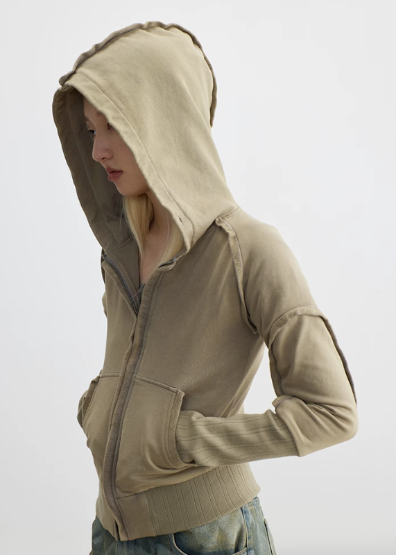 CONP Dirtyfit Hoodie 水洗緊身連帽衛衣