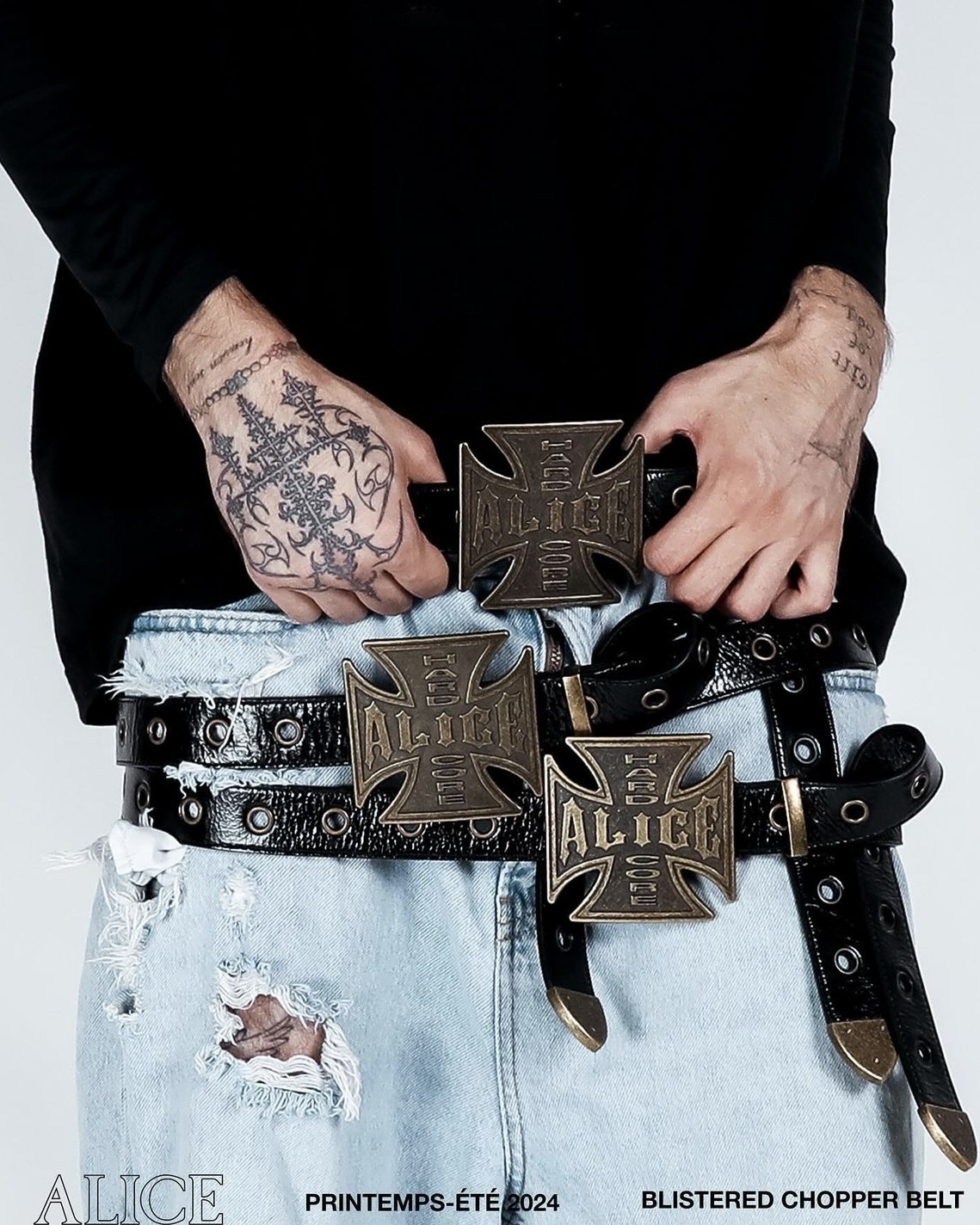 ALICE HOLLYWOOD Blistered Chopper Belt 皮帶