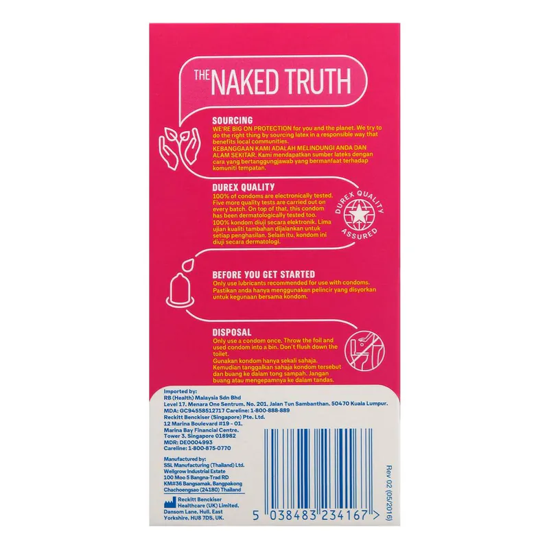 Durex Pleasuremax (Singapore Version) 12's Pack Latex Condom