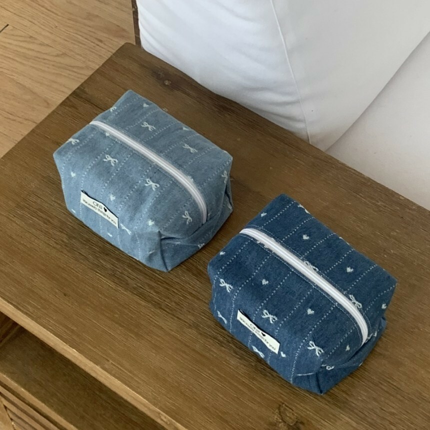 《5641》牛仔風化妝包