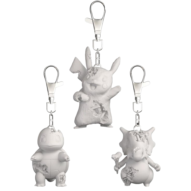 丹尼爾．阿爾軒 Daniel Arsham - Pokemon Keychain