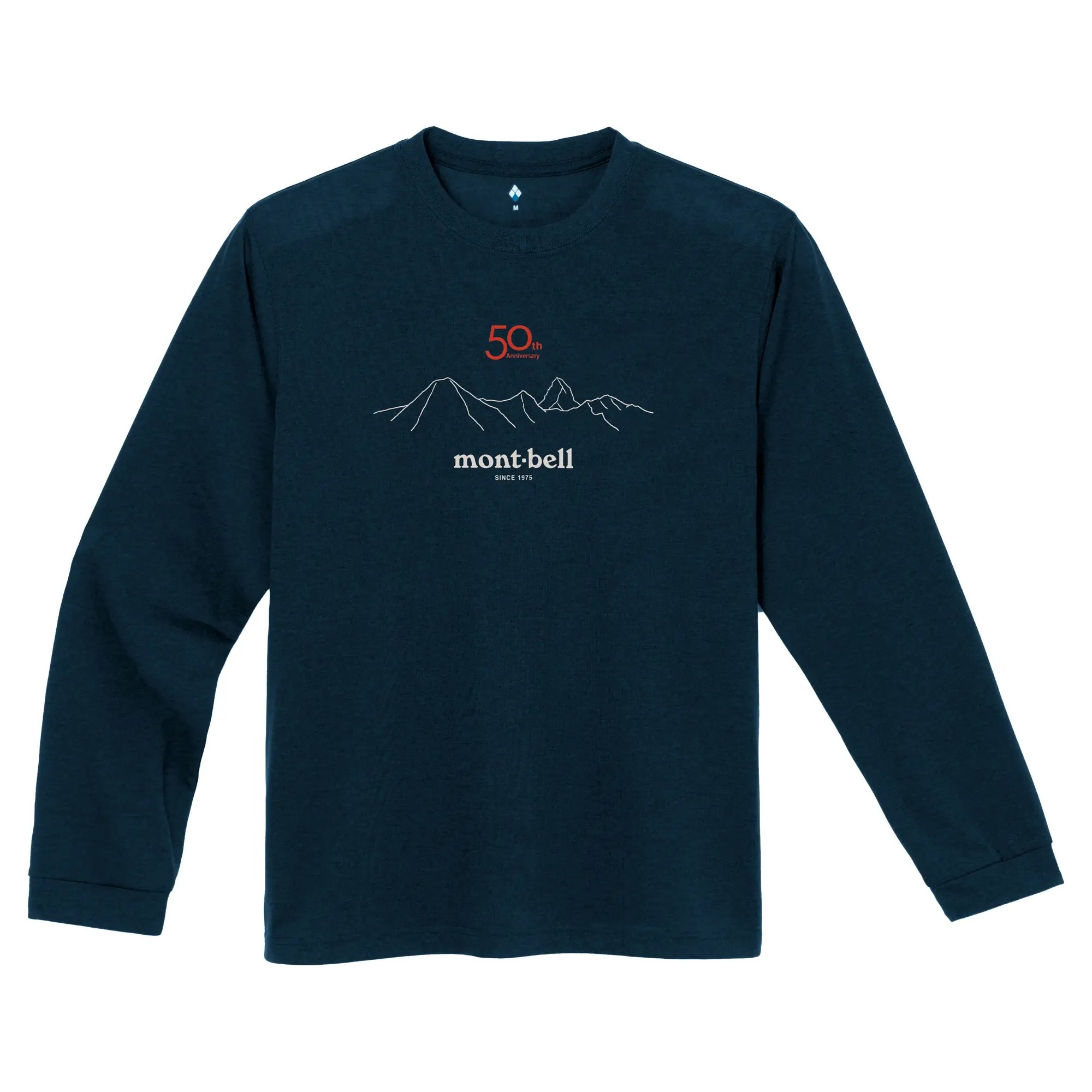 montbell: Wickron Long Sleeve T Summits 50th【五十周年限量】