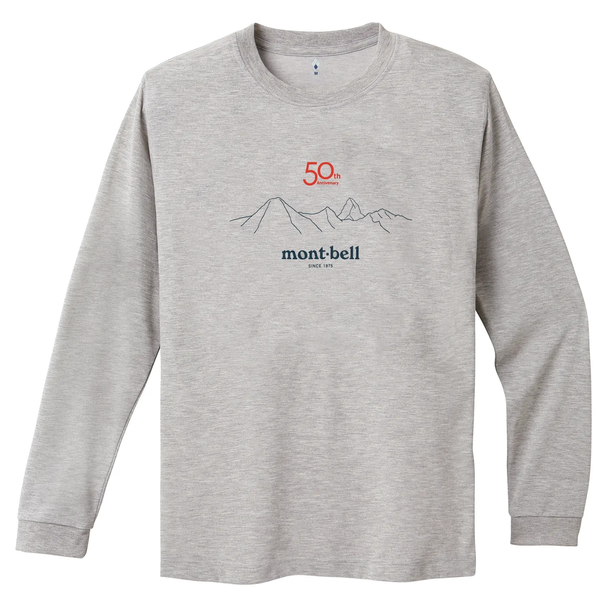 montbell: Wickron Long Sleeve T Summits 50th【五十周年限量】