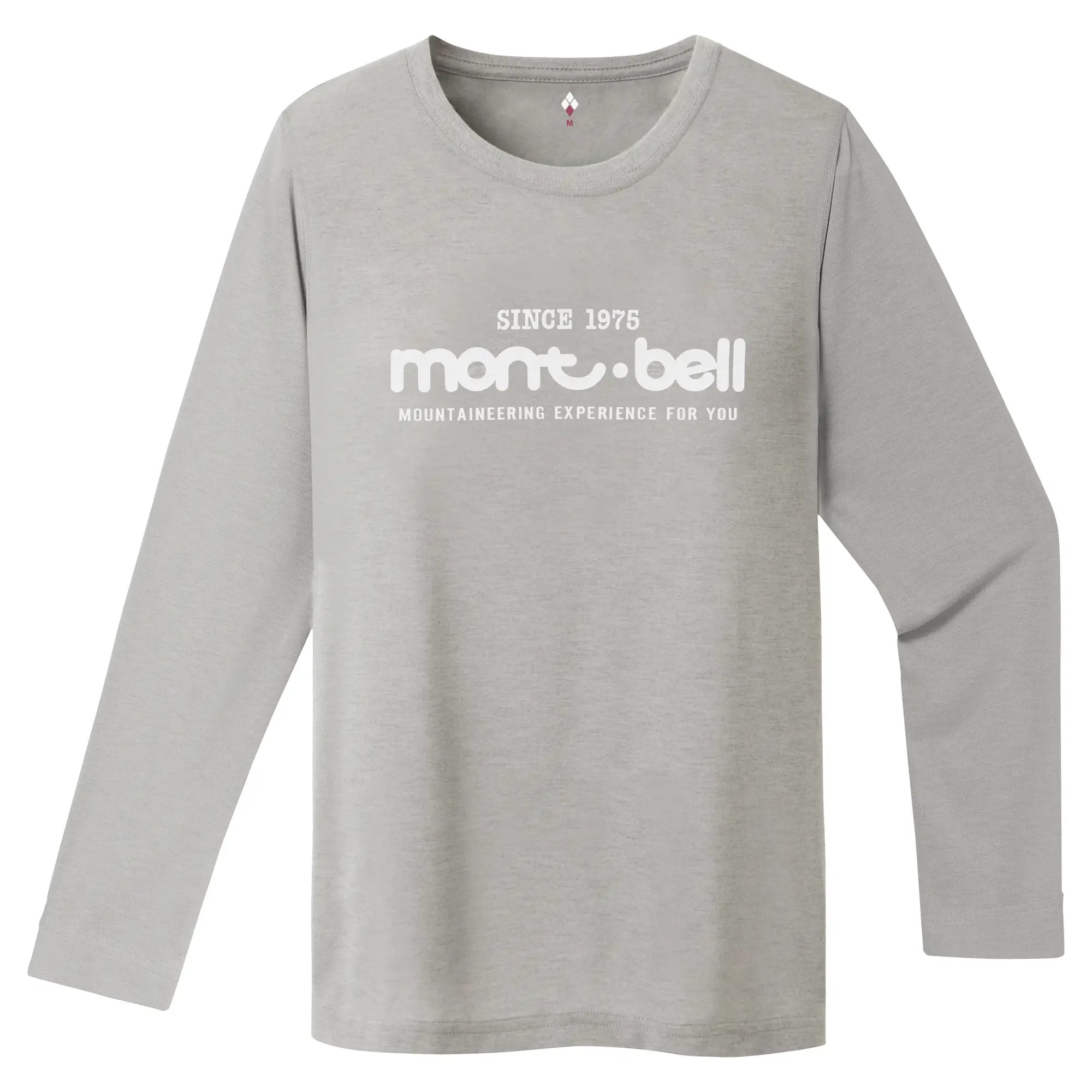 montbell: Wickron Long Sleeve T Women's Logo 50th【五十周年限量】